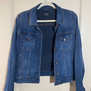 Curve Appeal Stretch denim jacket large